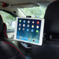 Premium Car Headrest Mount Tablet Holder Rotating Cradle Back Seat Dock Strong Grip [Black] W2N Compatible With BLU Pure View, Tank Extreme Pro (T0010UU), Grand M - CAT S41 S48c