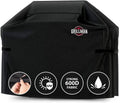 Grillman Premium BBQ Grill Cover Heavy-Duty Gas Grill Cover for Weber Brinkmann Char Broil etc. Rip-Proof UV & Water-Resistant. (52 L x 26 W x 43 H, Black)