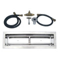 Tretco  36 in. Stainless Steel Drop-In Rectangular Burner Kit - Natural Gas