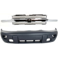 Geelife Set of 2 Grille Grill For 2002-2005 Chevrolet Trailblazer Sport Utility Pair