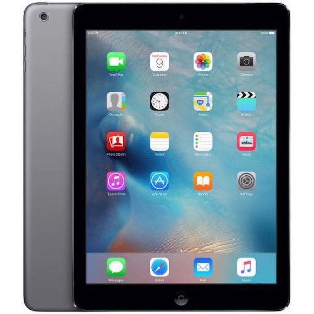 Restored Apple iPad Air 32GB Retina, 4G Unlocked + Wi-Fi, 9.7 - Space Gray (Refurbished)