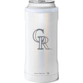 BruMate Colorado Rockies 12oz. Primary Mark Glitter Slim Can Cooler