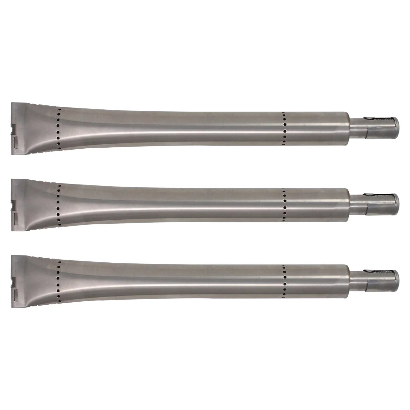 3-Pack BBQ Gas Grill Tube Burner Replacement Parts for Huntington 6962-67C - Compatible Barbeque Stainless Steel Pipe Burners