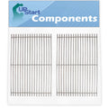 2-Pack BBQ Grill Cooking Grates Replacement Parts for Weber GENESIS E-310 NG (2008) - Compatible Barbeque Grid 19 1/2