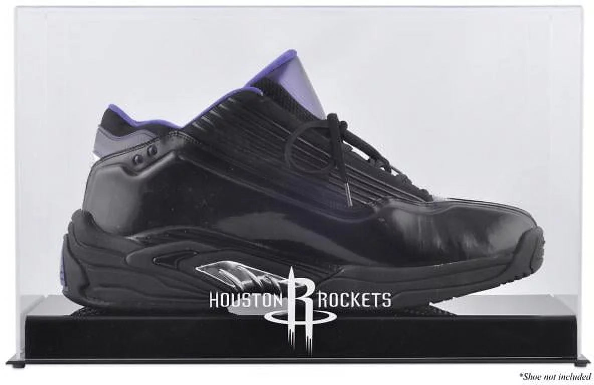 Houston Rockets Team Logo Basketball Shoe Display Case