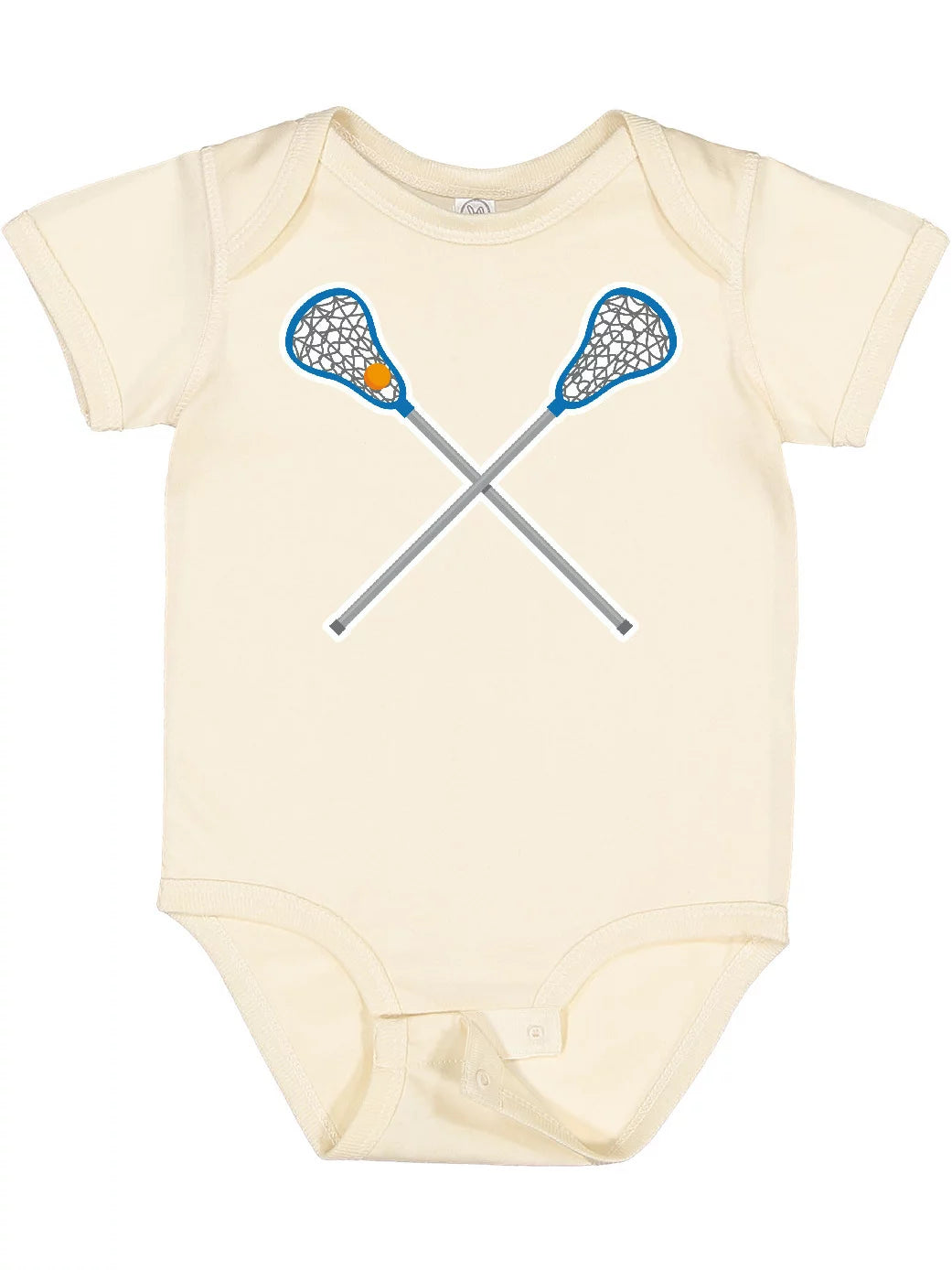 Inktastic Lacrosse Sticks Future Player Boys or Girls Baby Bodysuit