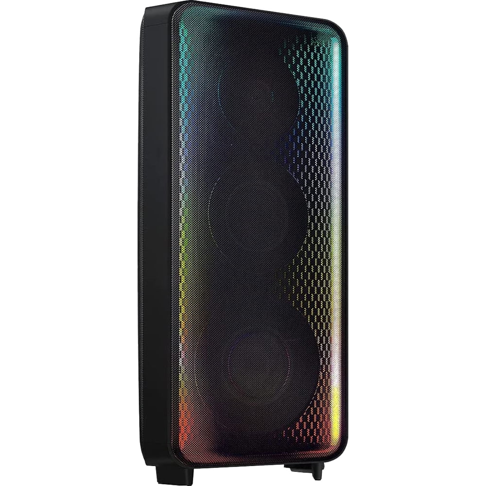 Open Box Samsung MX-ST90B Sound Tower High Power Audio, 1700W Floor Standing Speaker, Bi-Directional Sound, IPX5 Water Resistant, Party Lights +, Karaoke, Wheels Included, Bluetooth, 2022