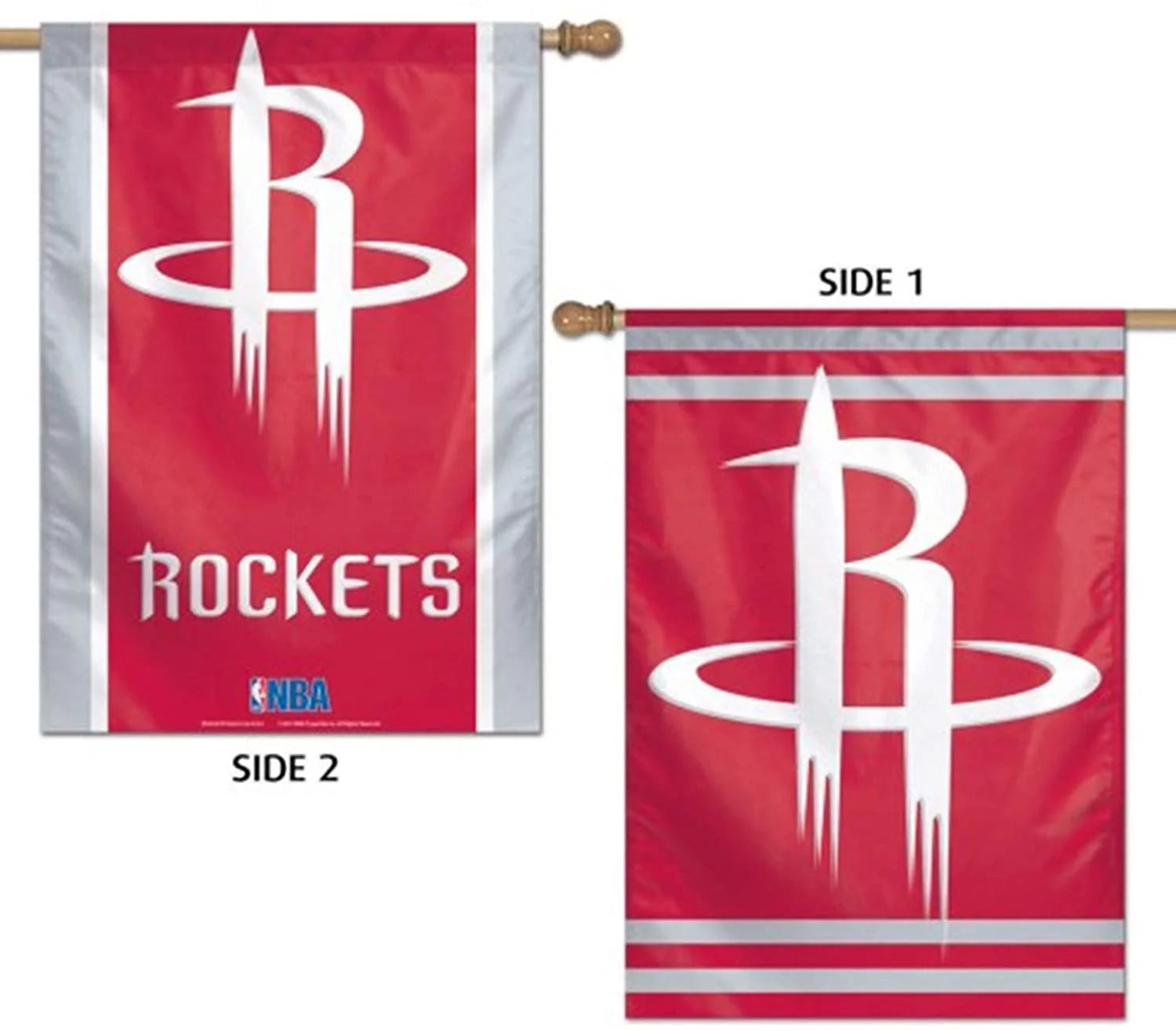 Houston Rockets Premium 2-Sided 28x40 Banner Outdoor House Flag Basketball