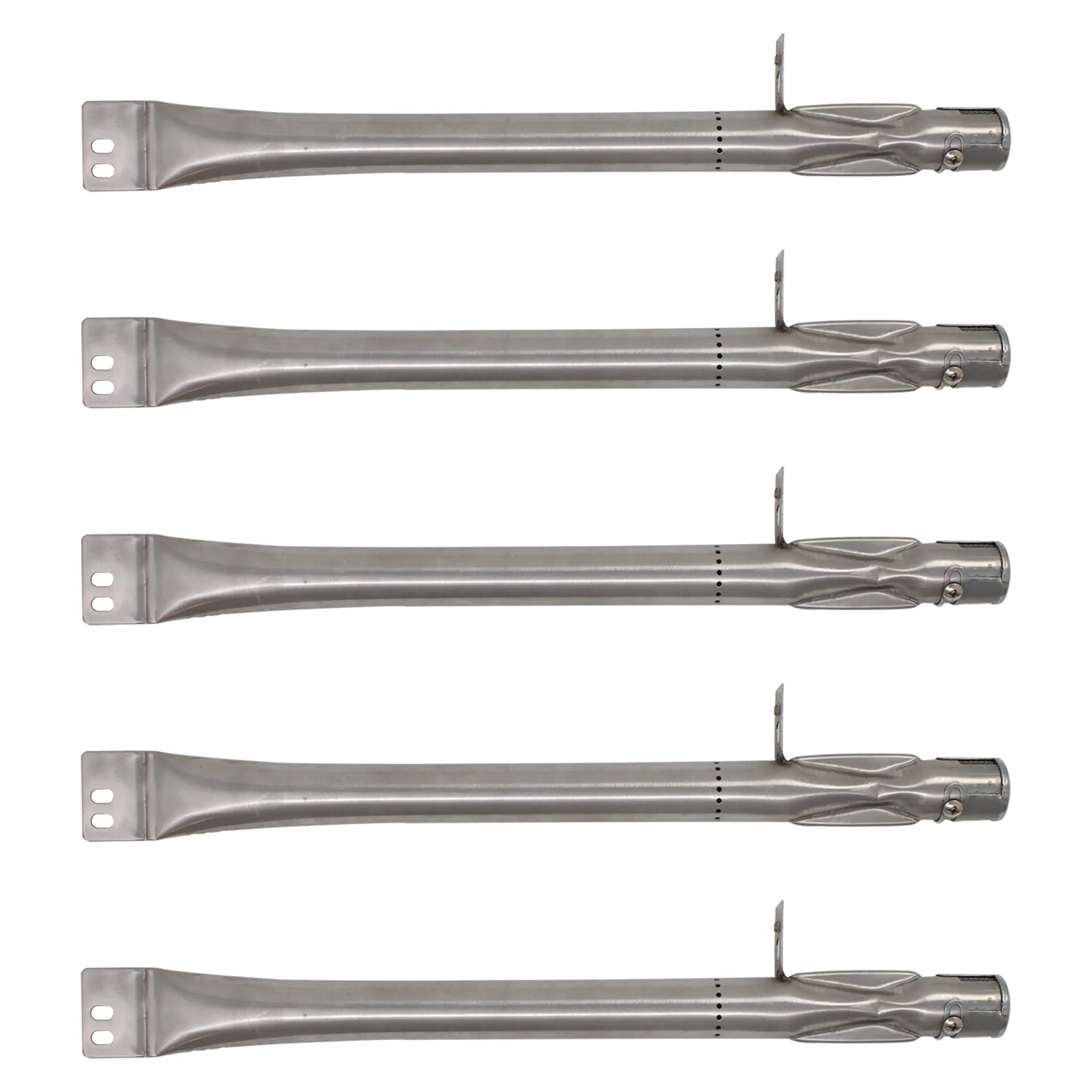 5-Pack BBQ Gas Grill Tube Burner Replacement Parts for Brinkmann 810-3660-F - Compatible Barbeque Stainless Steel Pipe Burners