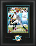 Miami Dolphins Deluxe 16 x 20 Vertical Photograph Frame with Team Logo