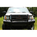FAB FOURS GM11S28601 Full Grille Guard Bumper- Tow Hooks - Black