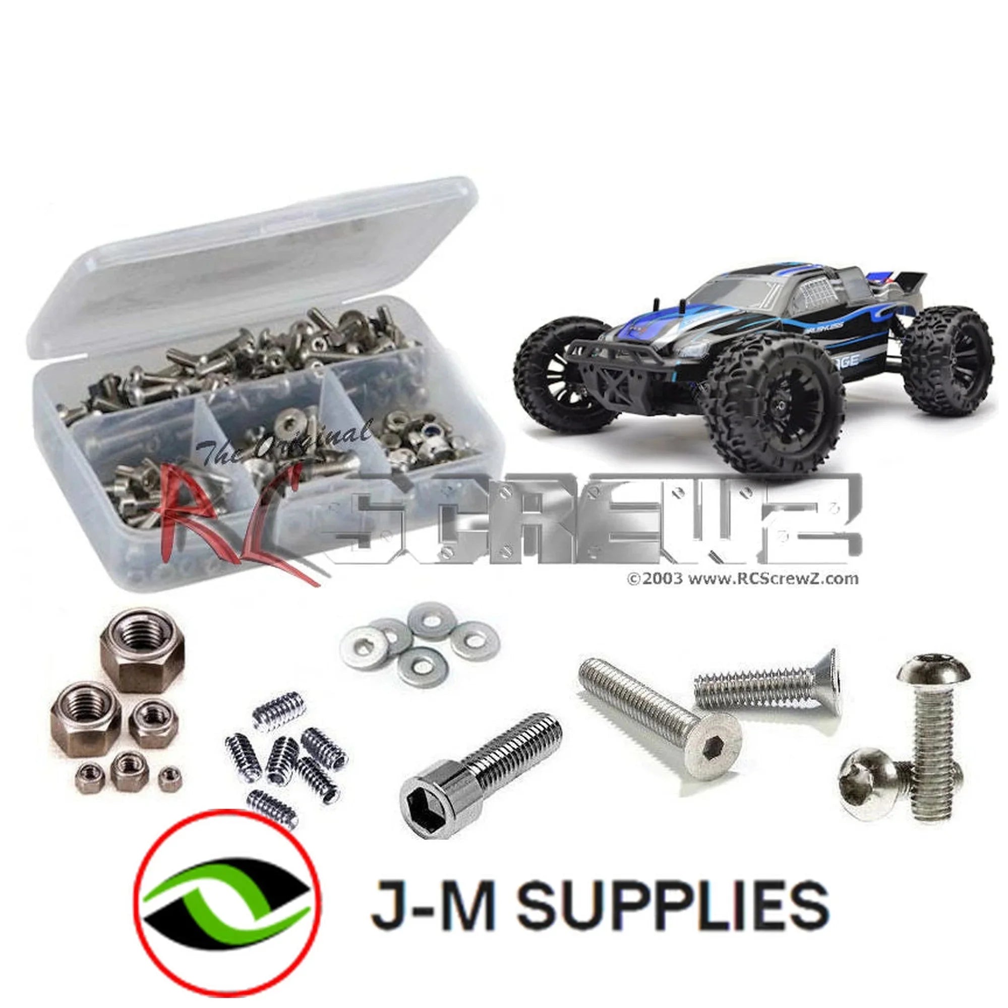 RCScrewZ Stainless Steel Screw Kit ftx009 for FTX Carnage FTX5543 RC Car - Complete Set