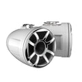 Wet Sounds REV 10 HD 10 Horn Loaded Compression Driver Tower Speakers with XS Grills & Swivel Surface Mounts, 300 Watts RMS, White, Pair
