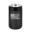 Can and Bottle Cooler Insulator Stainless Steel Double Wall Vacuum Insulated Beverage Drink Holder American Gun Flag