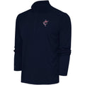 Men's Antigua  Navy Miami Marlins Patriotic Tribute Quarter-Zip Pullover Top