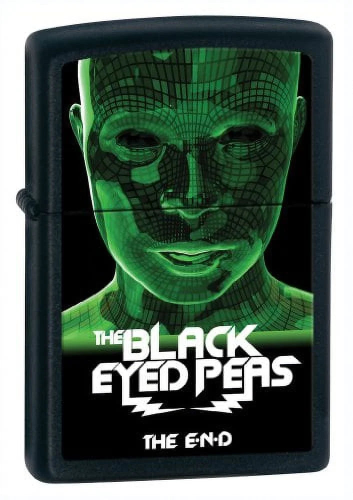 Zippo Lighter Black eyed Peas, Black Matte