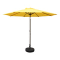 International Caravan St. Kitts Aluminum 10-foot Patio Umbrella, Yellow