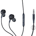 Hands-free AKG Earphones Headphones Headset w Mic Earbuds Earpieces K6Q for Samsung Galaxy Tab S2 9.7 8.0 S, J7 V (2017) Perx, S6 Edge+ Edge, E NOOK 9.6 (SM-T560) Grand Prime Active Pro S3 9.7