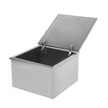 20L x 20W x 13H BBQ Island Drop In Ice Chest Stainless Steel Wine Cooler Bin 50L/52.8Qt