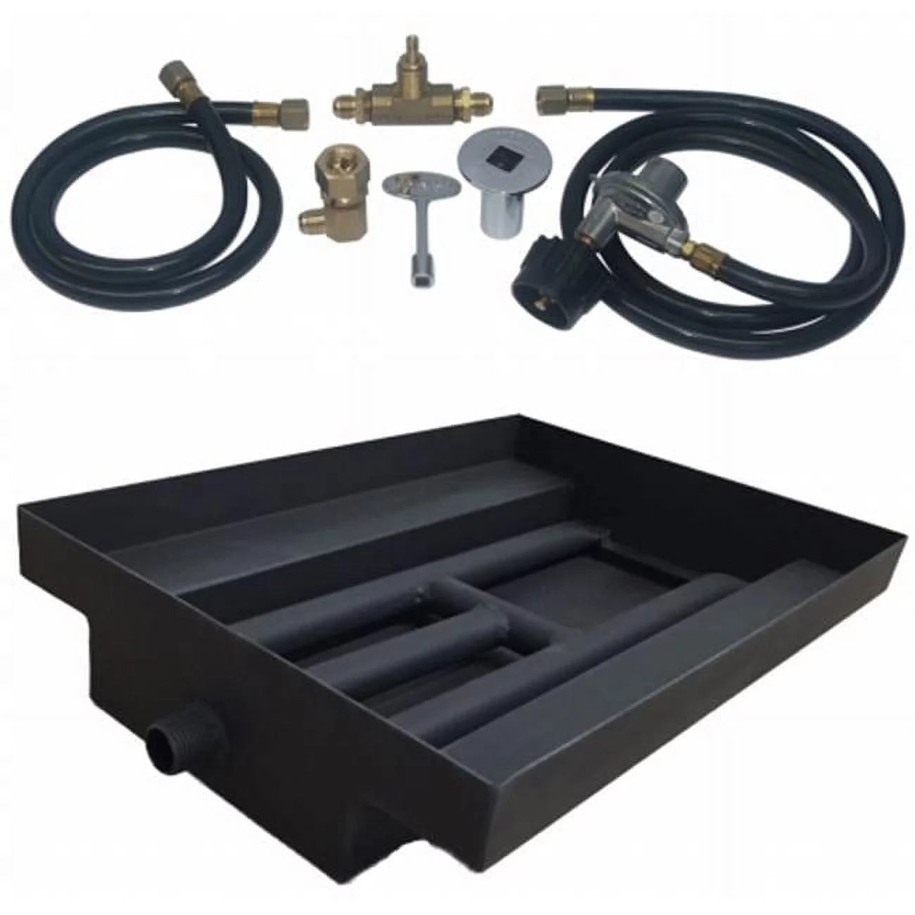 Tretco  27 in. 14GA Powder Coated Burner Island Kit - Liquid Propane