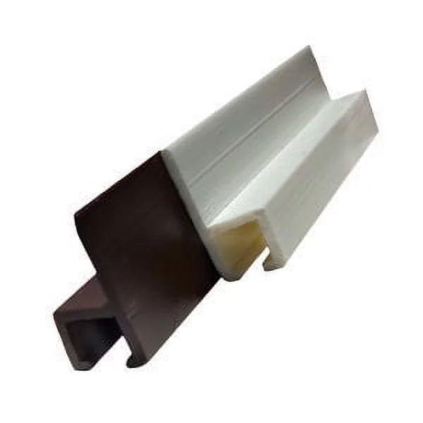 JR Products 80351 White 96 Type C Wall Mount Internal Slide Mount C