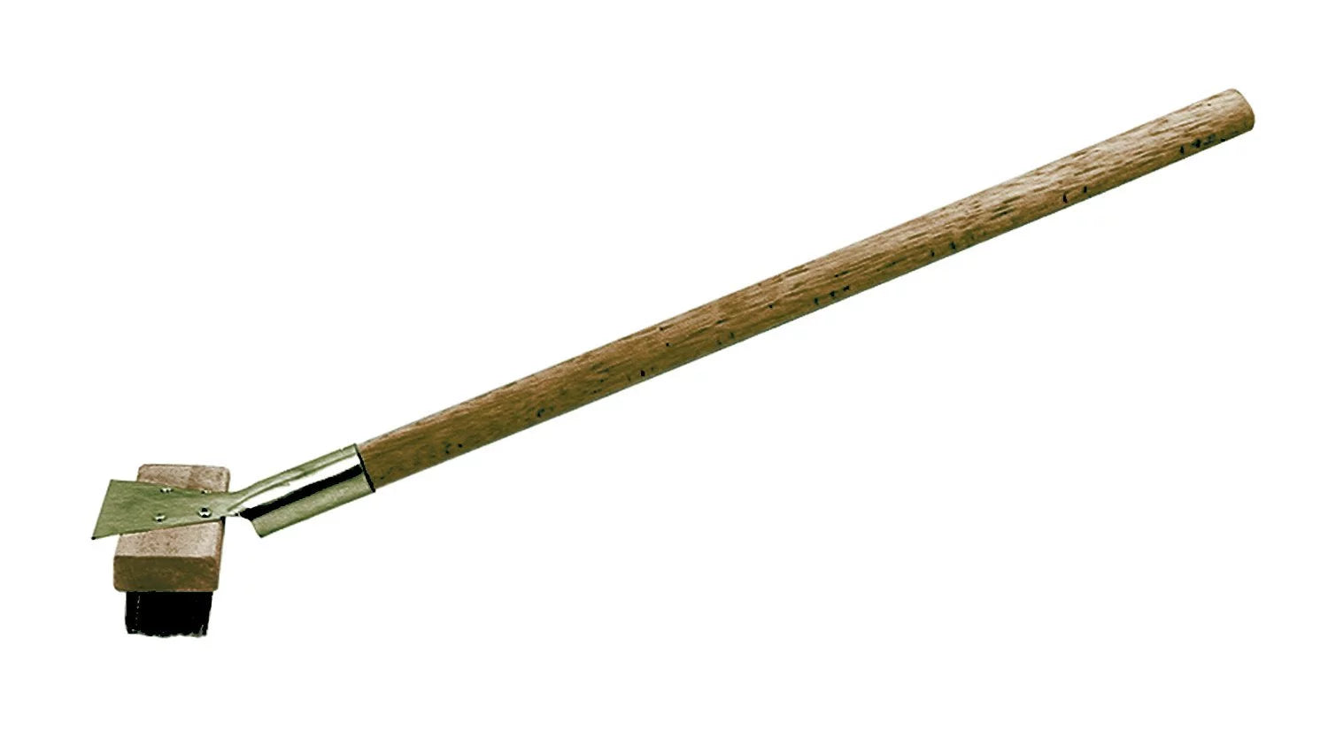 Update International BRW-27HD 27 Wood Handle Girll Brush with Scraper, Wood Block and S/Bristal