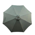Covered Living 11ft Market Patio Umbrella 8 Rib Replacement Canopy in Sage Green