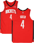 Jalen Green Houston Rockets Autographed Red Icon Edition Authentic Jersey with Patch - Fanatics Authentic Certified