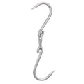 Uxcell 17.3'' Swivel Meat Hooks, 0.55'' Thickness Stainless Steel Processing Butcher Hooks