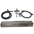 24 in. Stainless Steel Linear Burner Pan Kit - Natural Gas