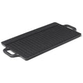 The Rock by Traditional Cast Iron Reversible Grill/Griddle Black