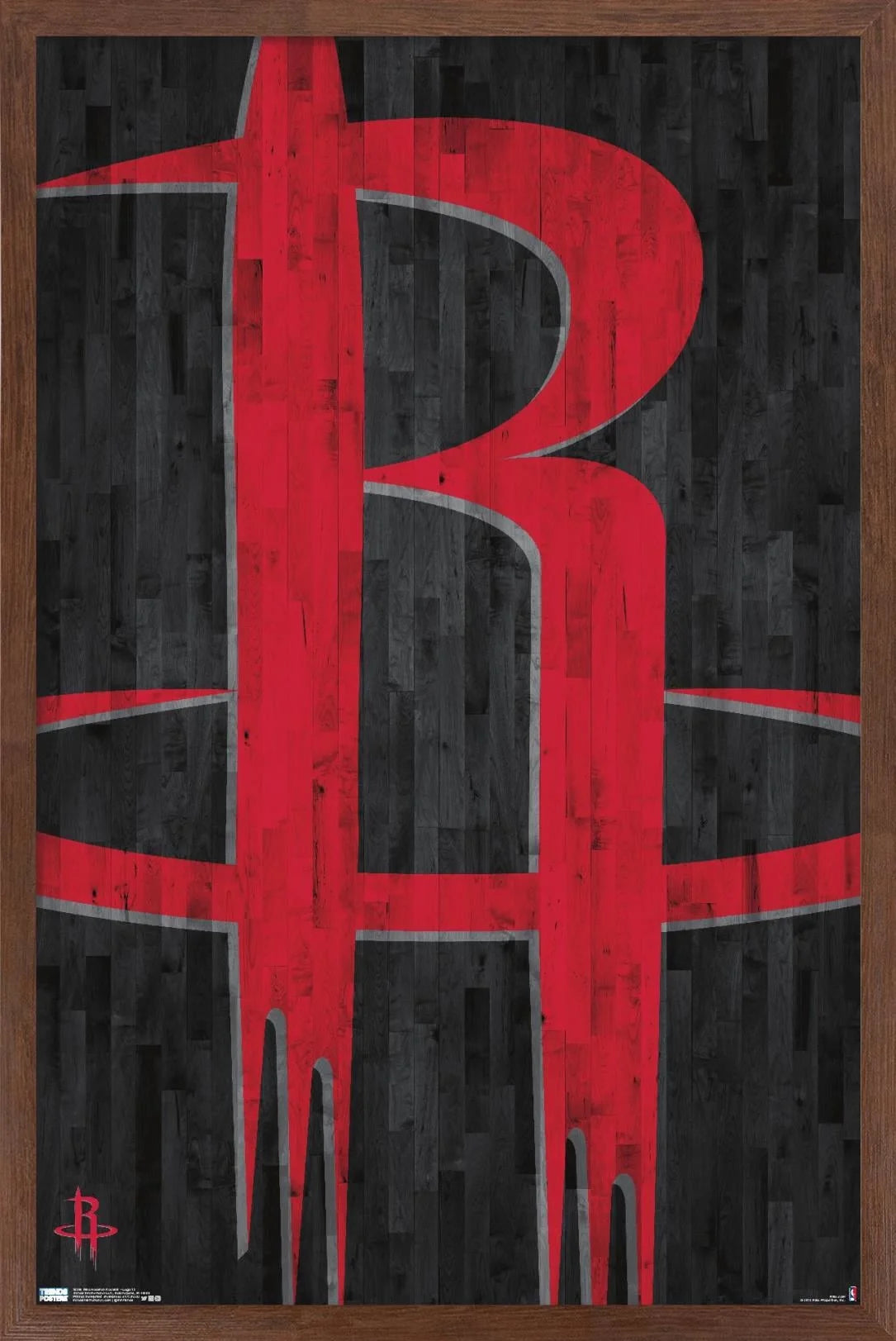 Trends International NBA Houston Rockets Framed Poster