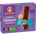 Annie's Organic Dipped Granola Bars, Chocolate Chip, Peanut Free, 10 Bars, 9.2 oz