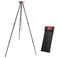 Durable Camping Bonfire Tripod, Portable Triangle Support Frame, Alluminum Alloy Material,  Cooking
