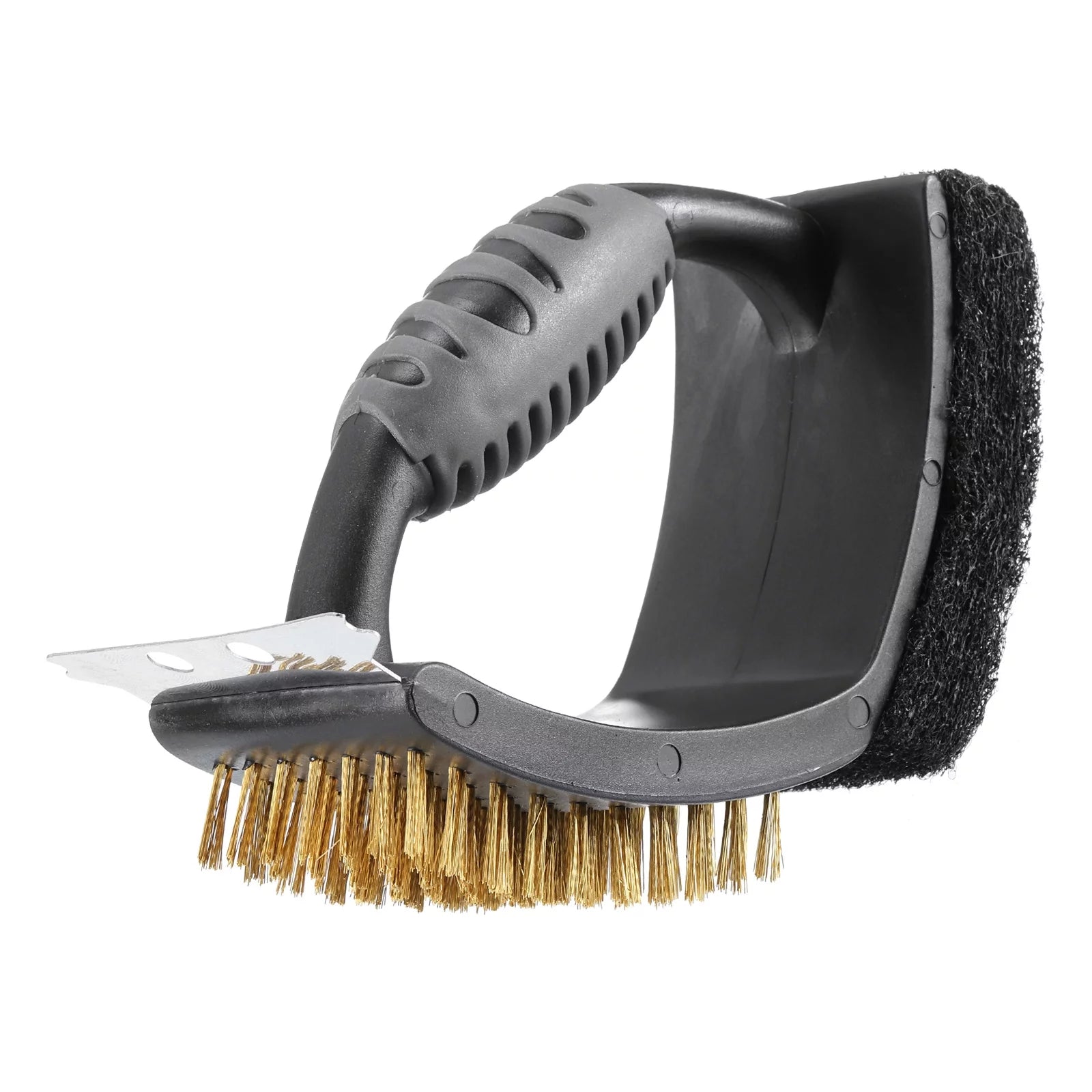 Uxcell 6 Handheld Grill Brush Copper Bristle Grill Clean Brush, Scraper, Scour Pad