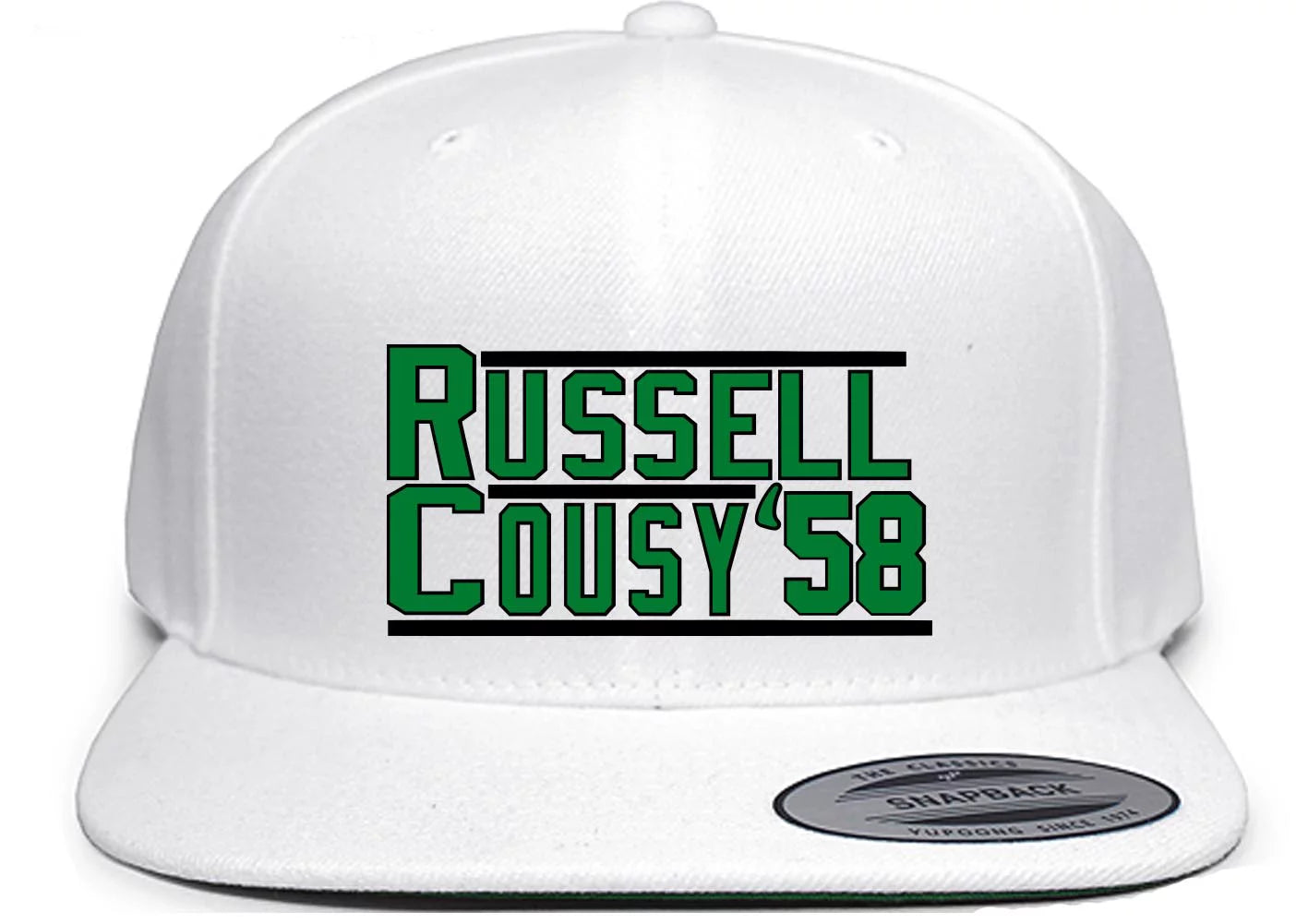Snapback Celtics Bill Russell Bob Cousy 58 Hat
