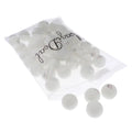 Balls -50Pack Tennis Balls Levels, Indoor and Outdoor Tables & Games - 40mm - Adults, Kids White