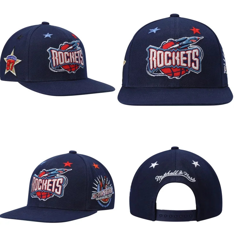 Houston-rockets Basketball Cap Pro League Hat Adjustable Flat Cap