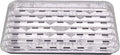 Pack Of 100 Disposable Aluminum Broiler Pans -White Wholes¨C Good For BBQ, Grill Trays ¨C Multi-Pack Of Durable Aluminum Sheet Pans ¨C Ribbed Bottom Surface - 13.40 X 9 X 0.85