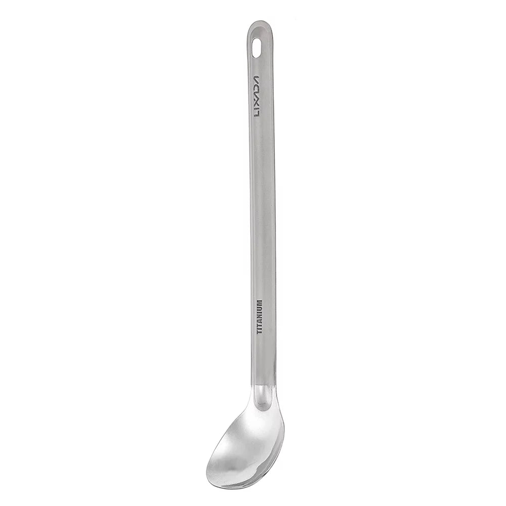 Lixada Portable Dinner Spoon and Spork Cutlery Set for Camping and Backpacking