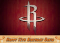 Houston Rockets Basketball - Edible Cake Topper - 11.7 x 17.5 Inches 1/2 Sheet rectangular