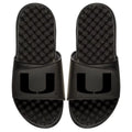 Youth ISlide Black Miami Hurricanes Tonal Slide Sandals