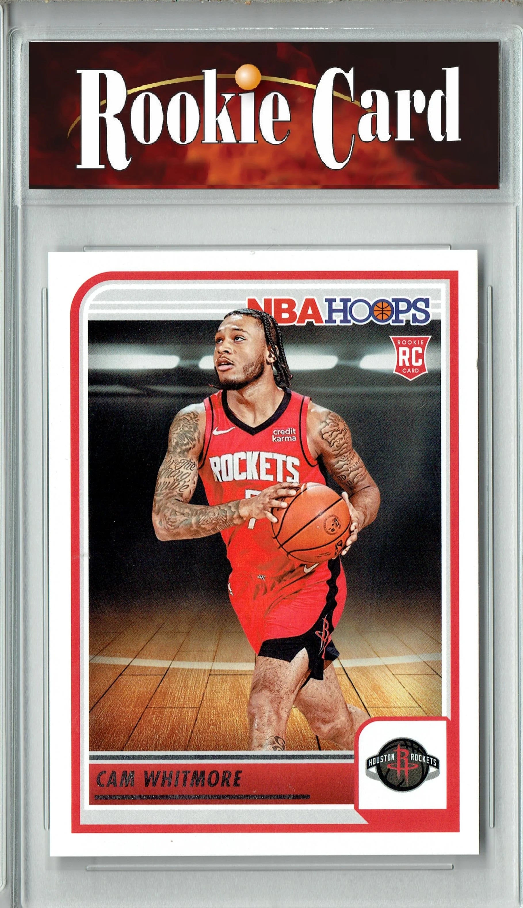 Certified Mint+ Cam Whitmore 2023 Hoops #265 NBA Houston Rockets Rookie Card Houston Rockets