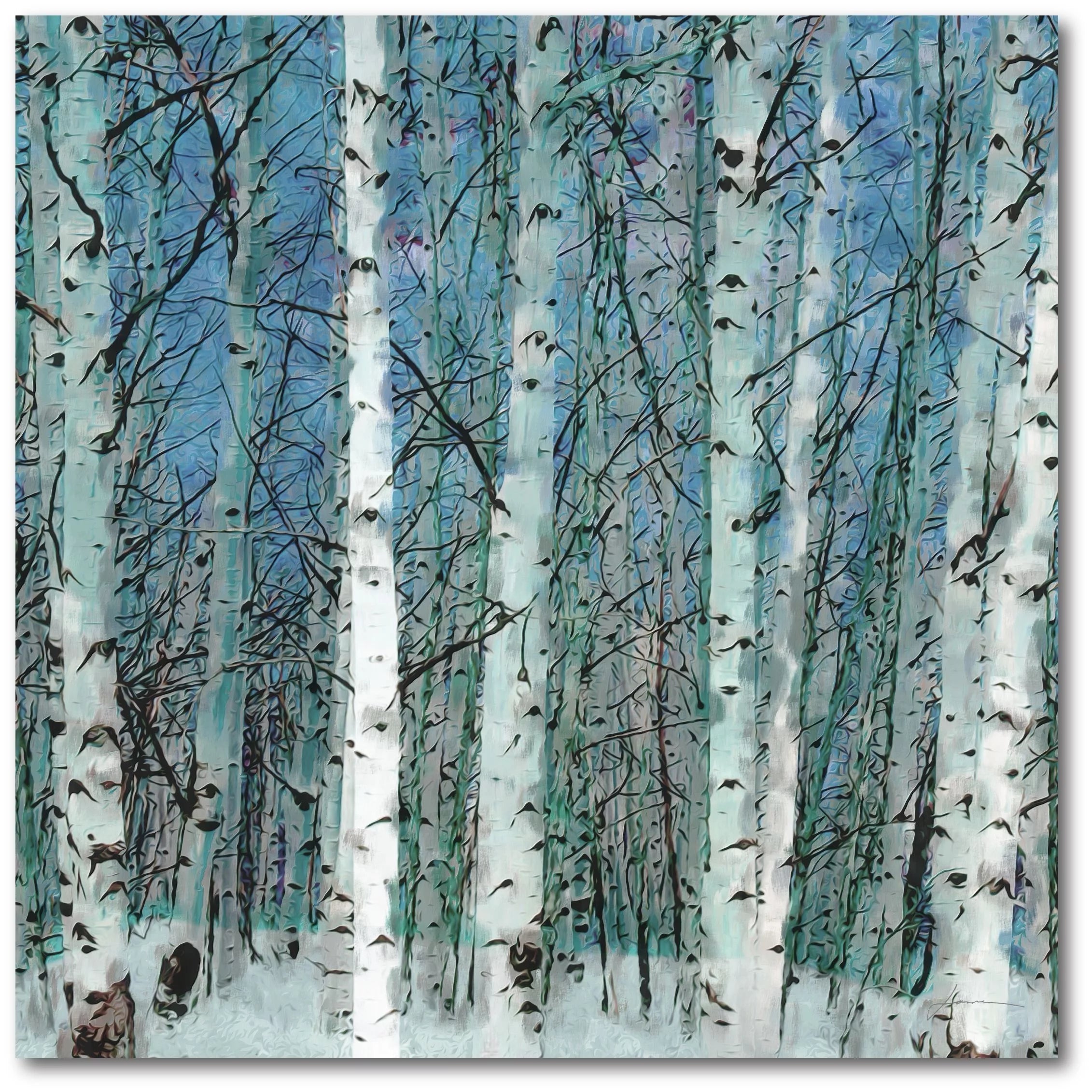 Courtside Market Birchgrove Gallery-Wrapped Canvas Wall Art, 16x16