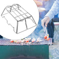 koolsoo Campfire Cooking Stand, Stainless Steel, Versatile, Sturdy Pot Holder, Space-saving, Foldable, Grate, Grill Grates for Frying Pans