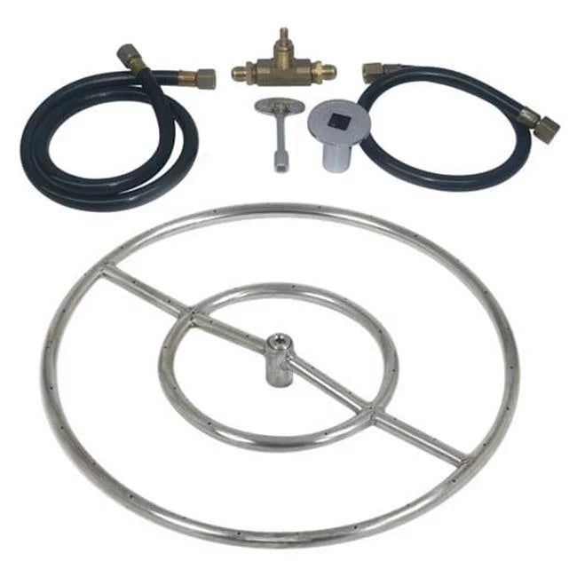 Tretco OBRSS-BK1-18-NG 18 in. Stainless Steel Ring Kit, Natural Gas