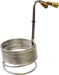 Super Efficient 3/8 X 25' Stainless Steel Wort Chiller W/ GH Fittings