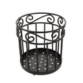 Spectrum Diversified Scroll Grande Utensil Holder & Kitchen Countertop Organizer, Cooking Utensil Crock for Kitchen Organization & Storage, Cutlery & Flatware Caddy