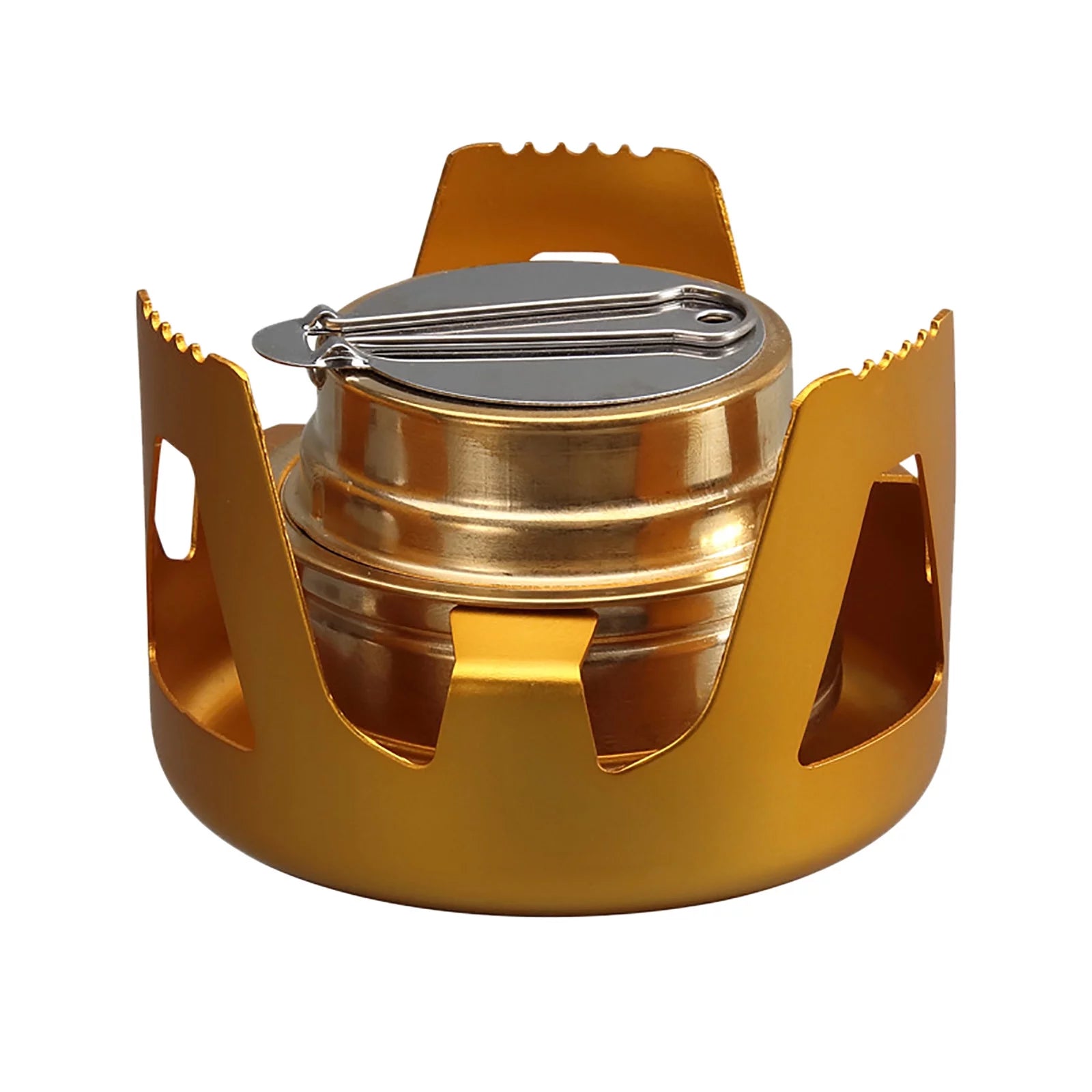 Bowake Outdoor Mini Portable Camping Alcohol Stove, Vaporized Liquid Alcohol Stove