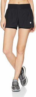 ASICS Women's Cool 2-n-1 3.5 inch Short, Black, Size XS